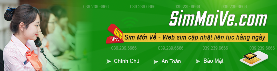 Mẫu website bán Sim